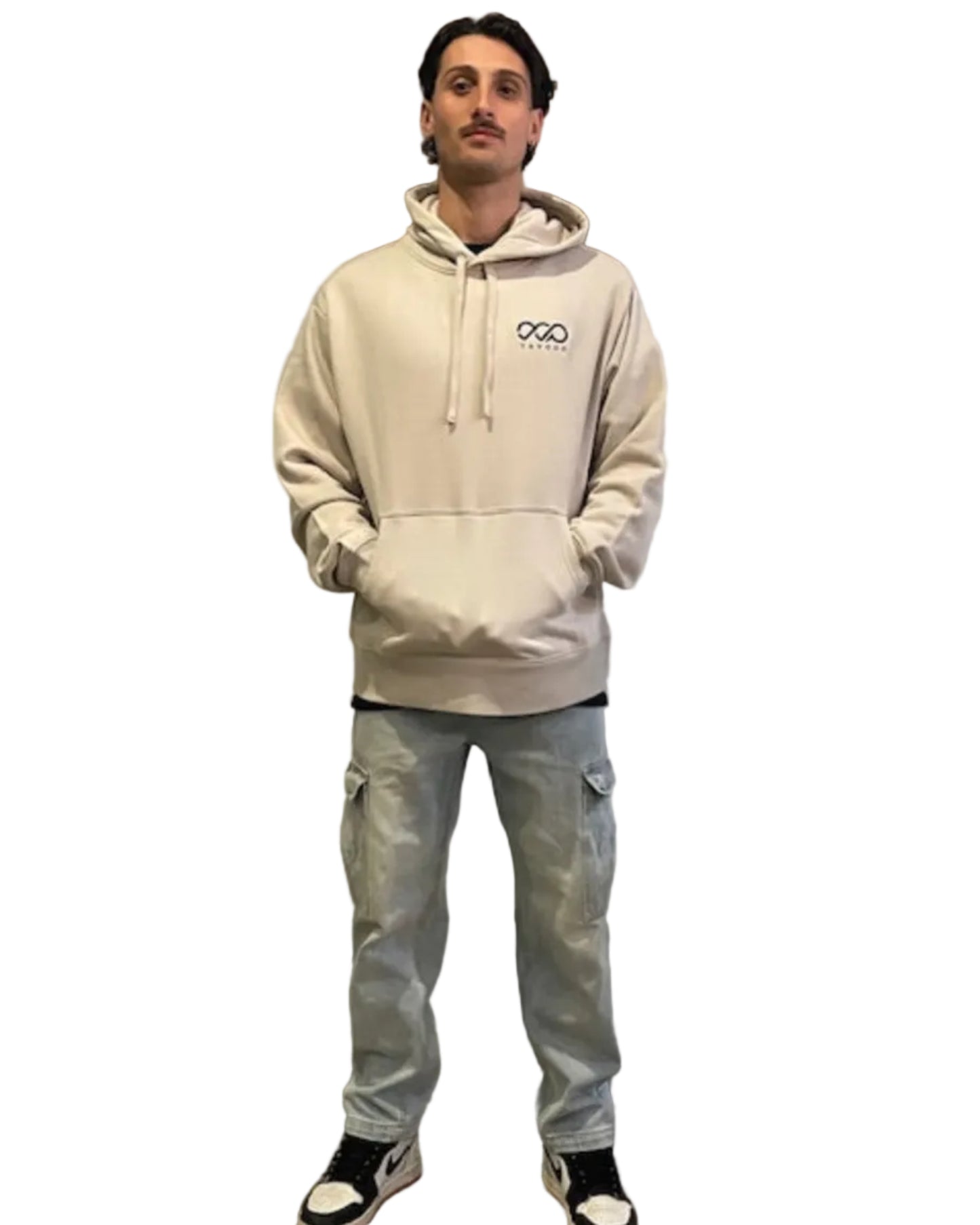 Model is 180cm tall and wearing a size M hoodie