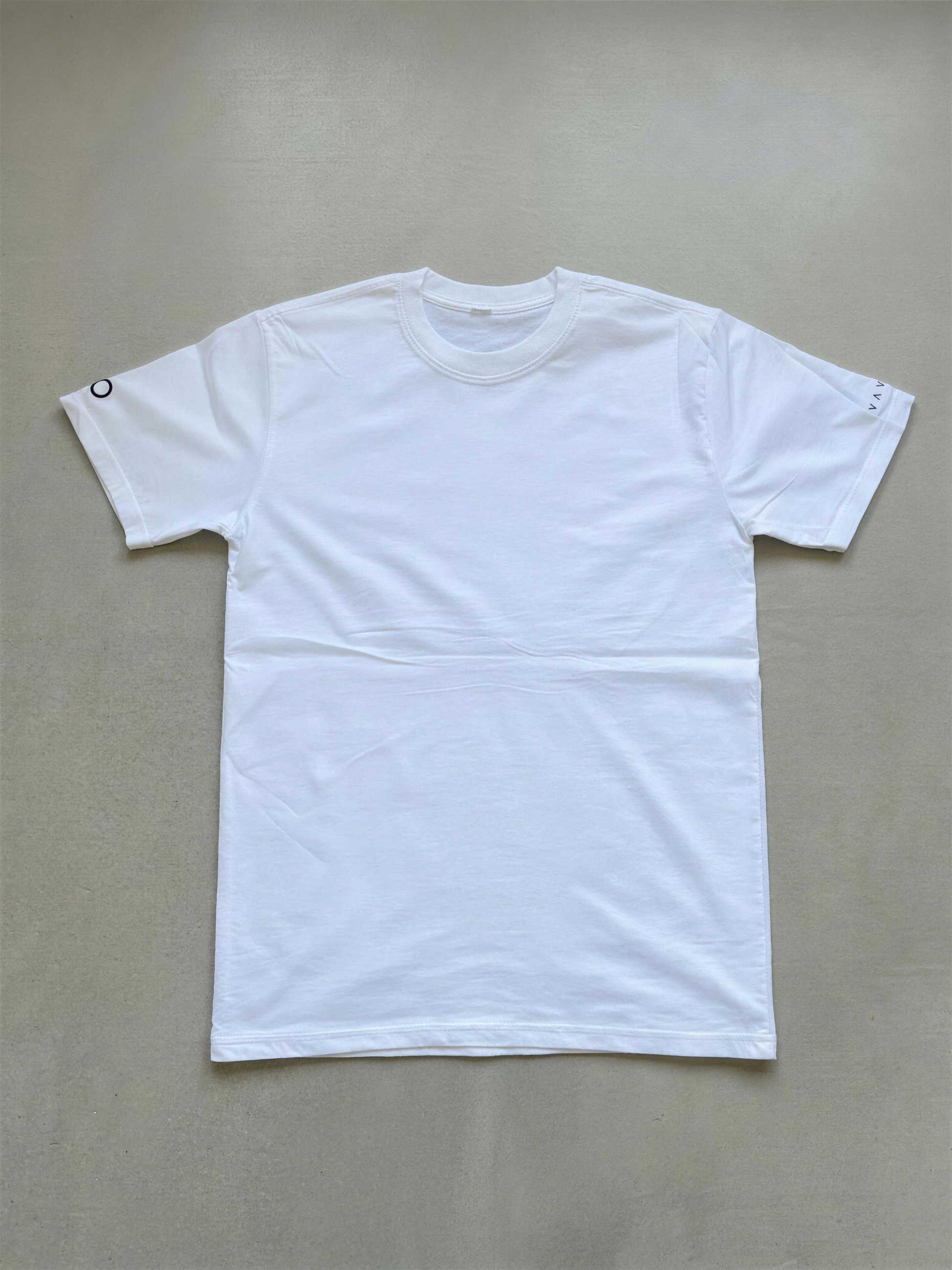 YAVOOO Regular Fit Tee White – Light Concrete Front