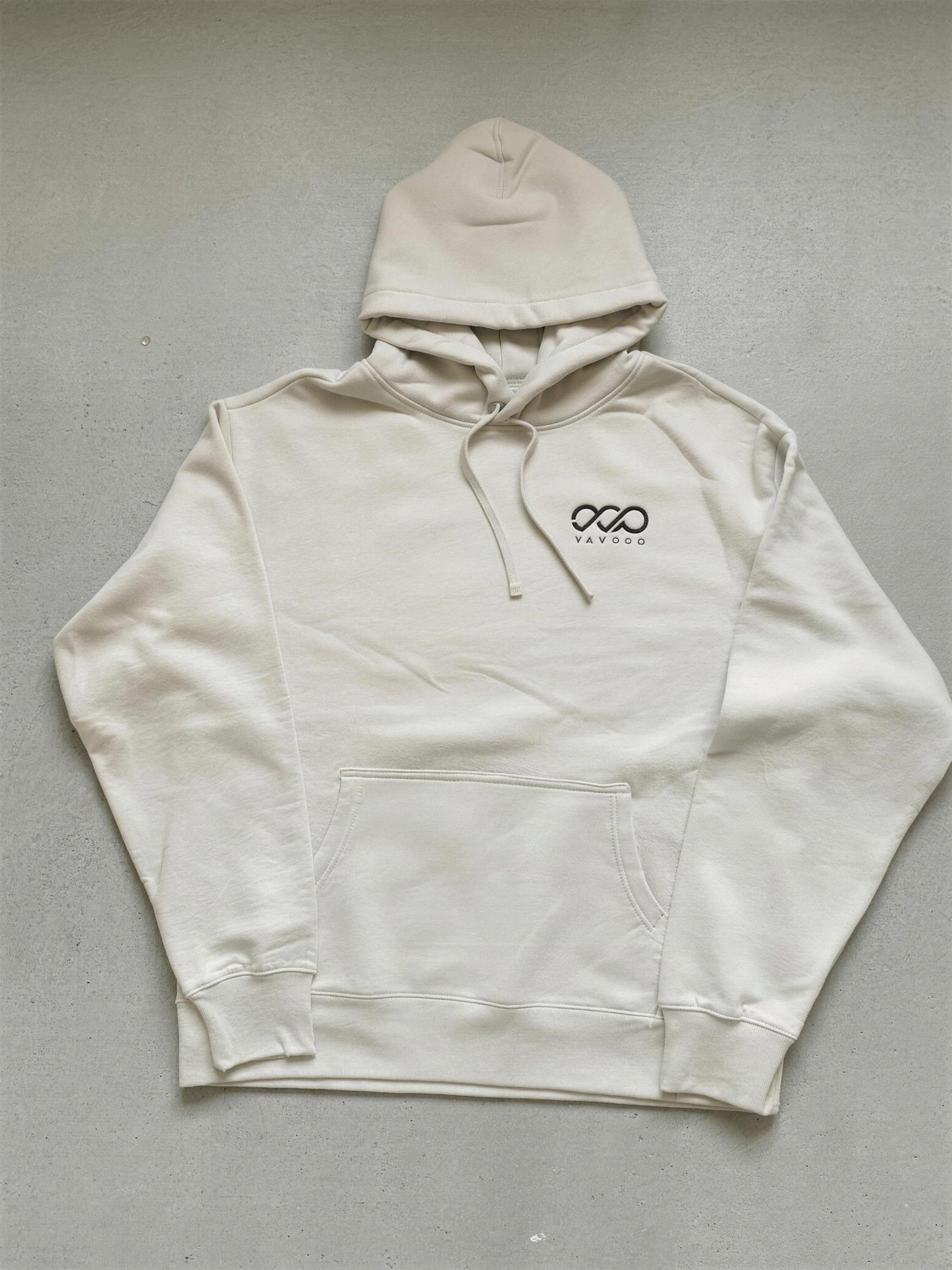 YAVOOO Hoodie – Light Concrete 1