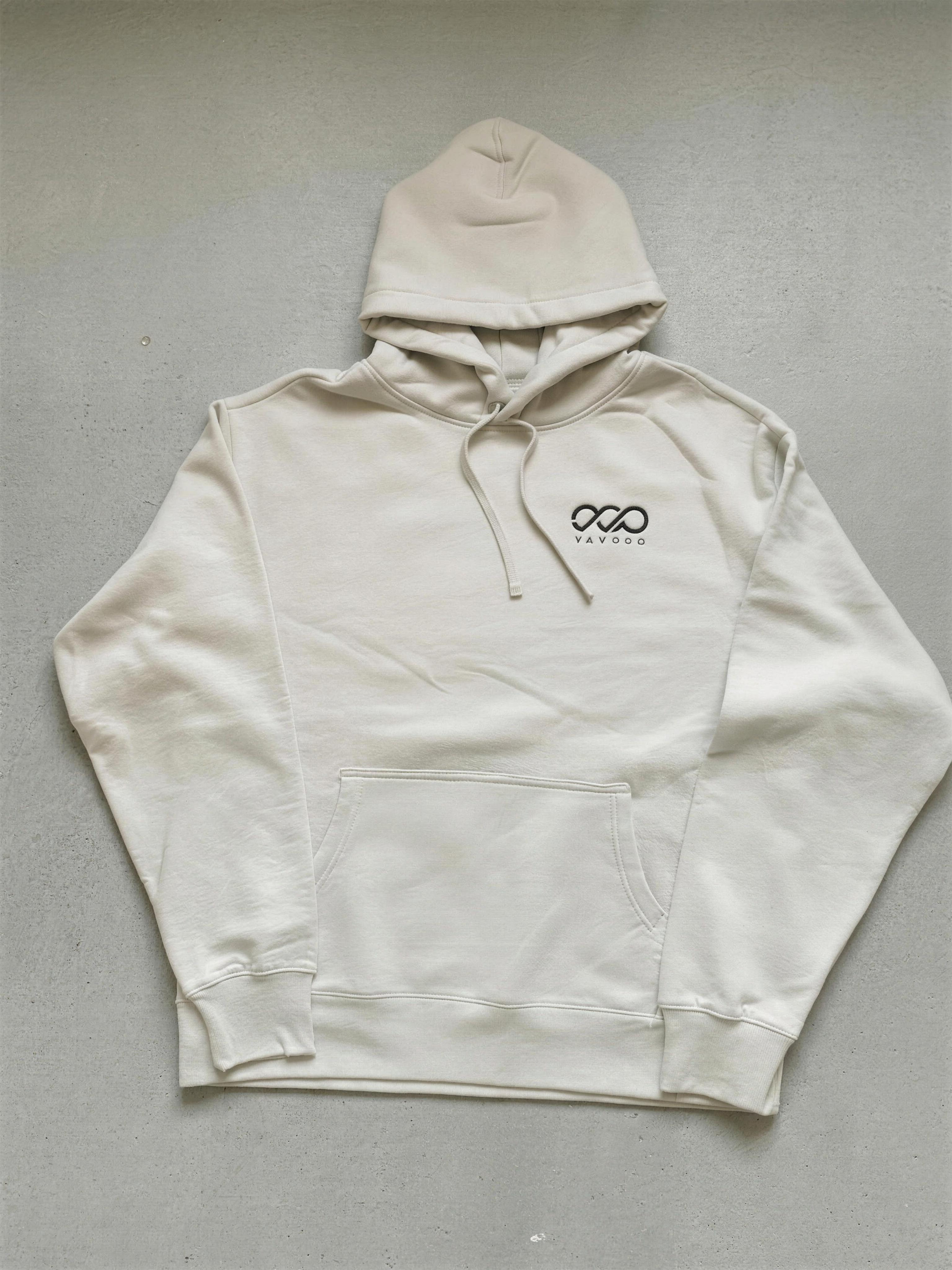 YAVOOO Hoodie – Light Concrete 1